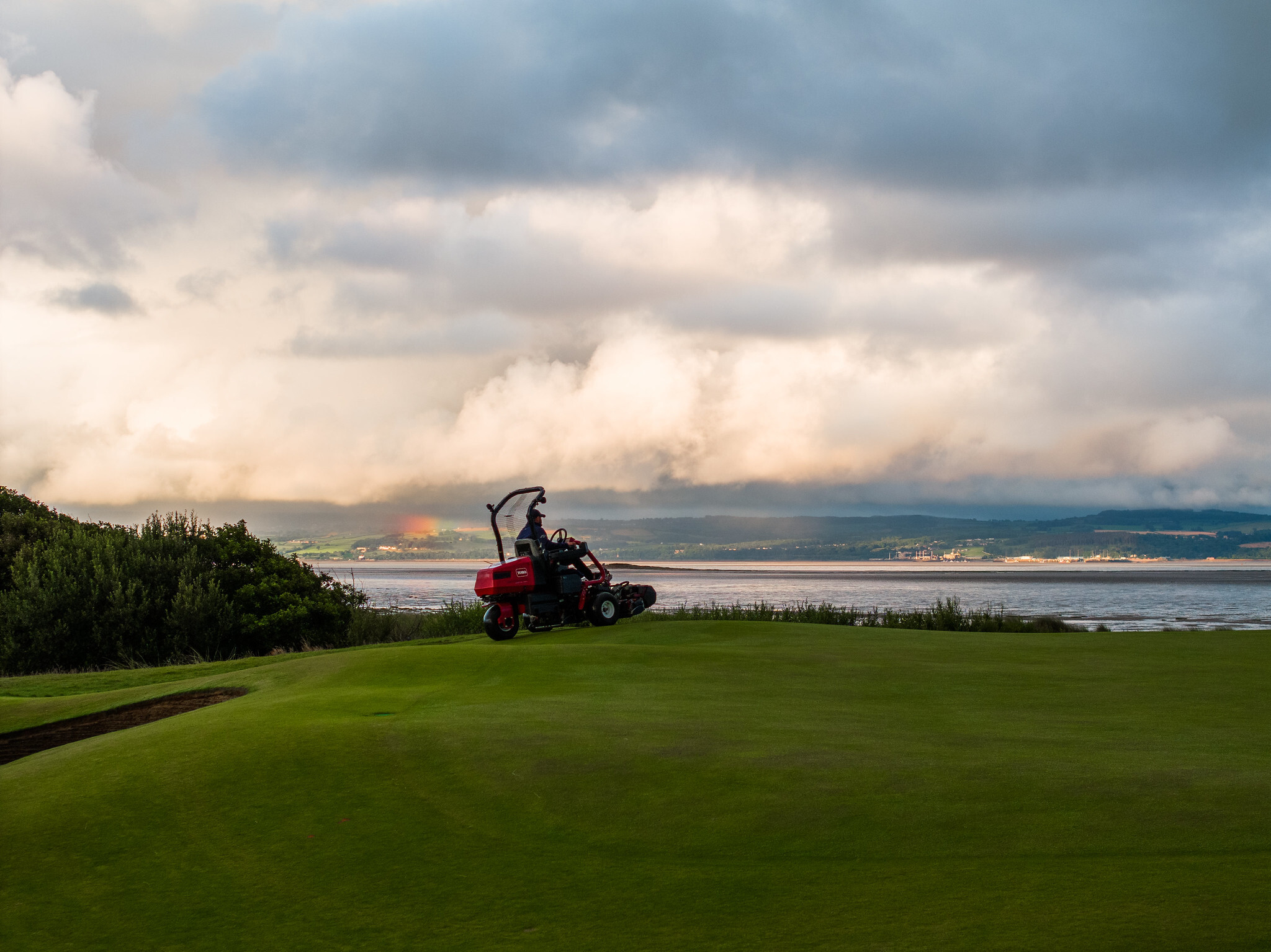 Toro mower at Royal Liverpool