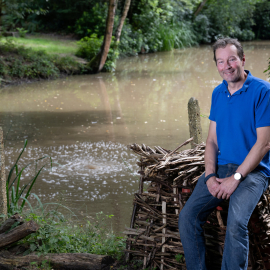 Pinewood Scout Centre’s new Otterbine’s Air Flo 3 underwater diffused aeration system is designed to aerate and circulate the lake’s water without disturbing its natural surroundings.