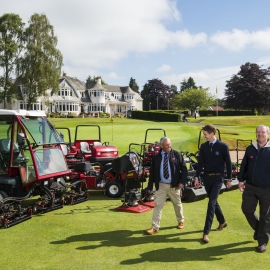 Tournament day at Blairgowrie Golf Club