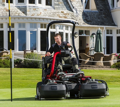 latest Toro machinery delivery arrives at the Blairgowrie Golf Club