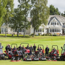 Toro fleet at Blairgowrie Golf Club