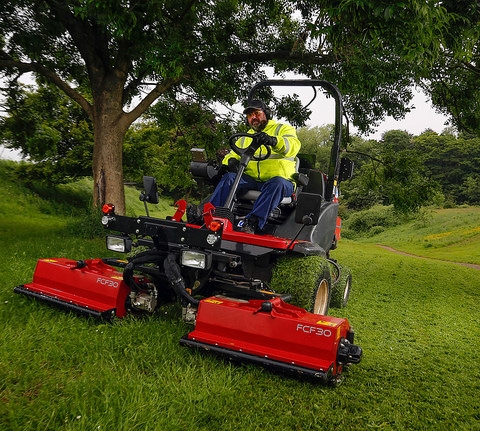 Scarborough Borough Council new fleet of Toro LT-F3000 triple flail mowers