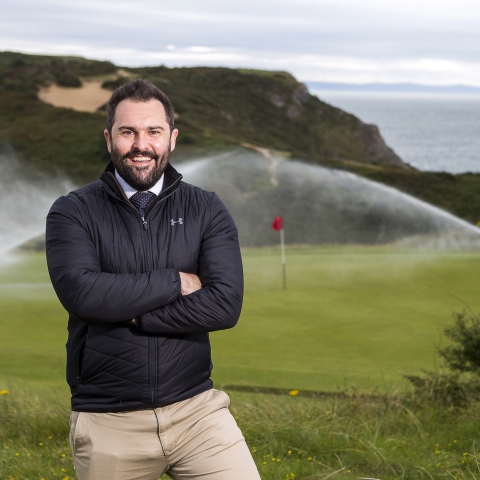 Pennard Golf Club club manager Rhys Morgan.