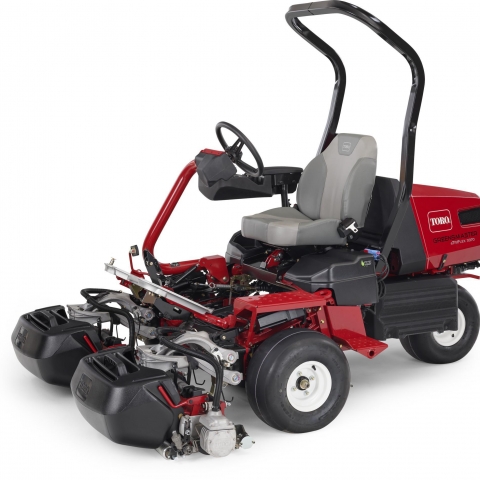 Headlining Reesink’s stand at BTME is Toro’s ground-breaking first all-electric riding greensmower, the Greensmaster eTriFlex 3370.